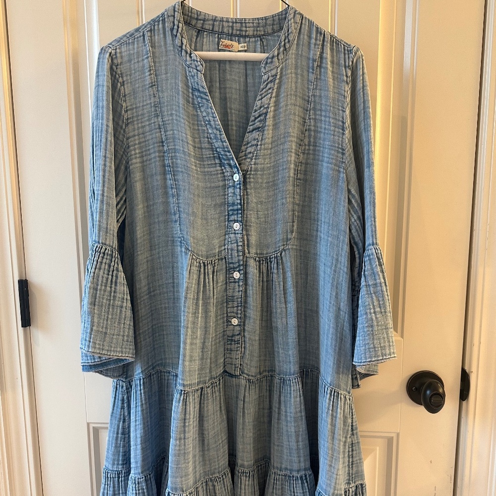 Faherty Kasey Dream Cotton Gauze Dress